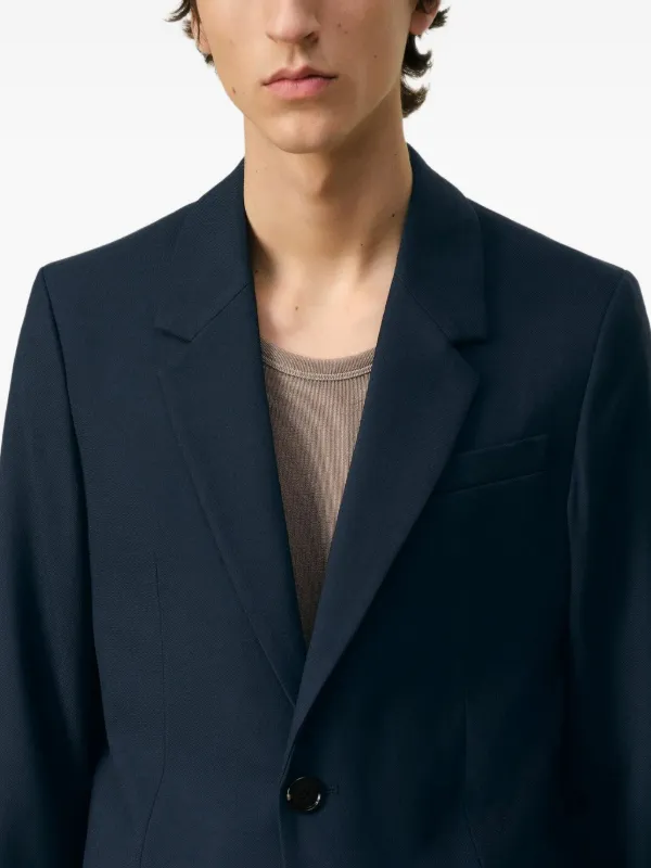AMI Paris two-button Blazer | Blue | FARFETCH BN