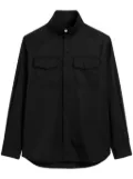 AMI Paris high-collar shirt - Black