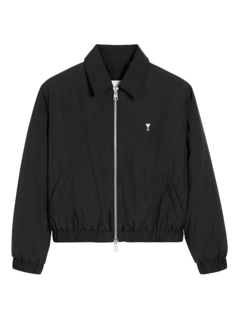 AMI Paris blouson Ami de Coeur à fermeture zippée
