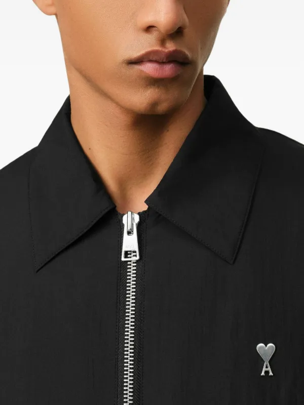 驚きの値段 AMI FARFETCH | Black | Jacket Zipped Coeur De Ami Paris ジャケット・アウター