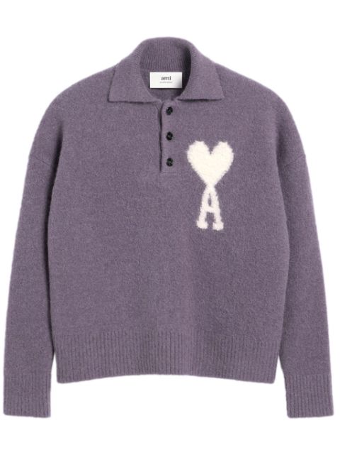 AMI Paris Ami De Coeur polo sweater 