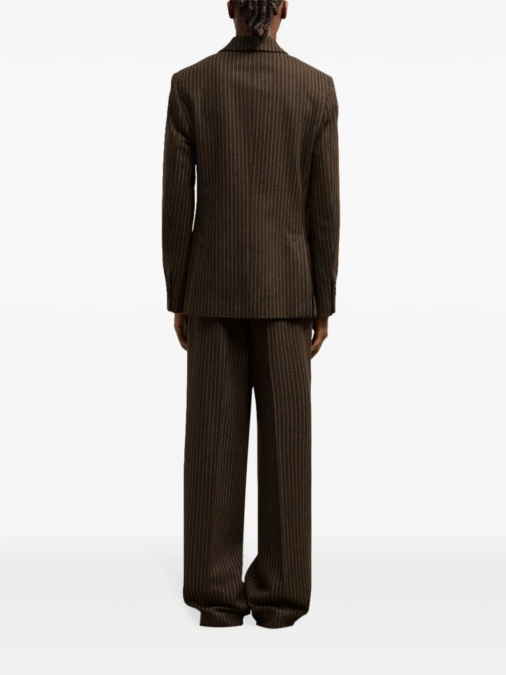 AMI Paris Blazer met dubbele rij knopen Bruin