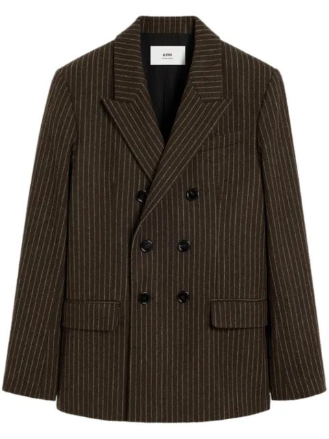AMI Paris double breasted wool blazer