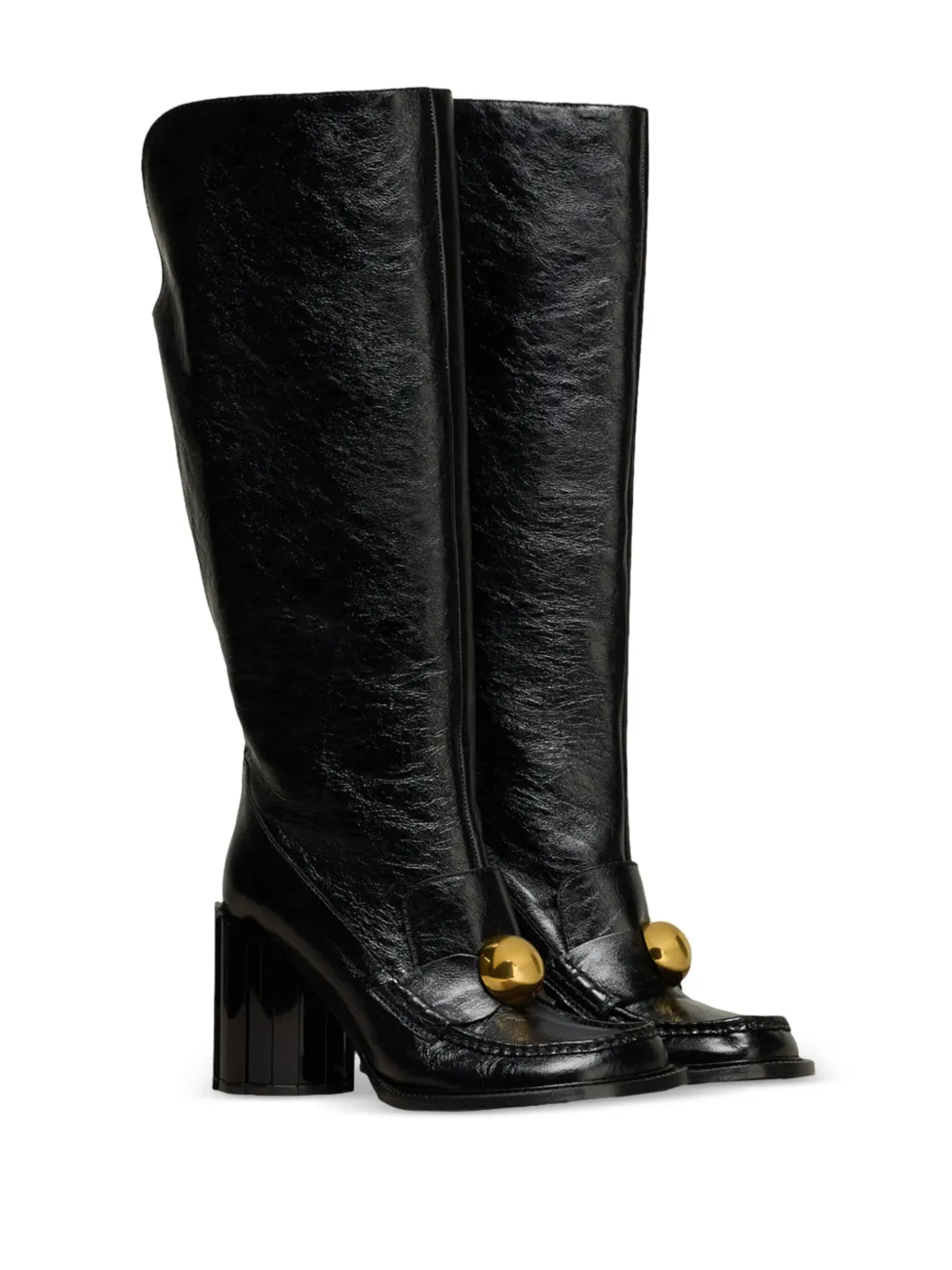 AMI Paris 90mm stud-embellished leather knee-high boots | Knee-High Boots | Image 2