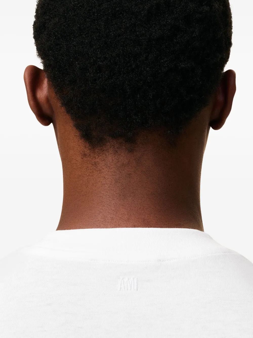 AMI Paris T-shirt met logo Wit