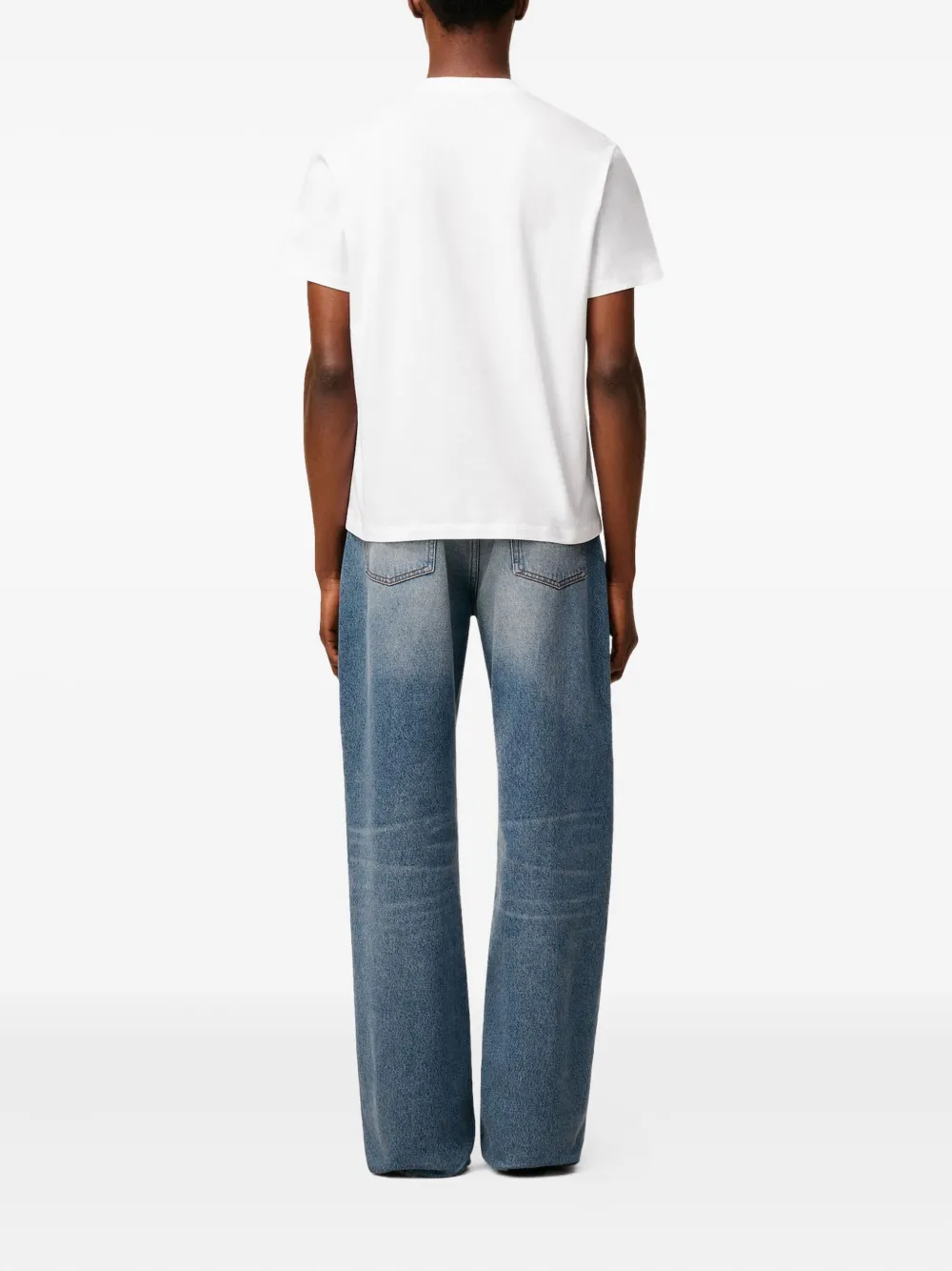 AMI Paris T-shirt met logo Wit