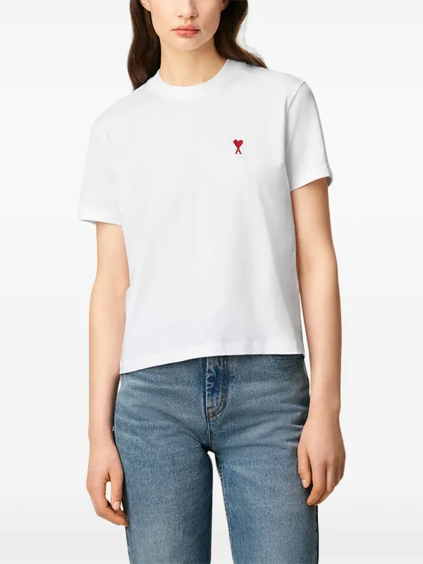 AMI Paris Ami De Coeur Tシャツ | ホワイト | FARFETCH JP