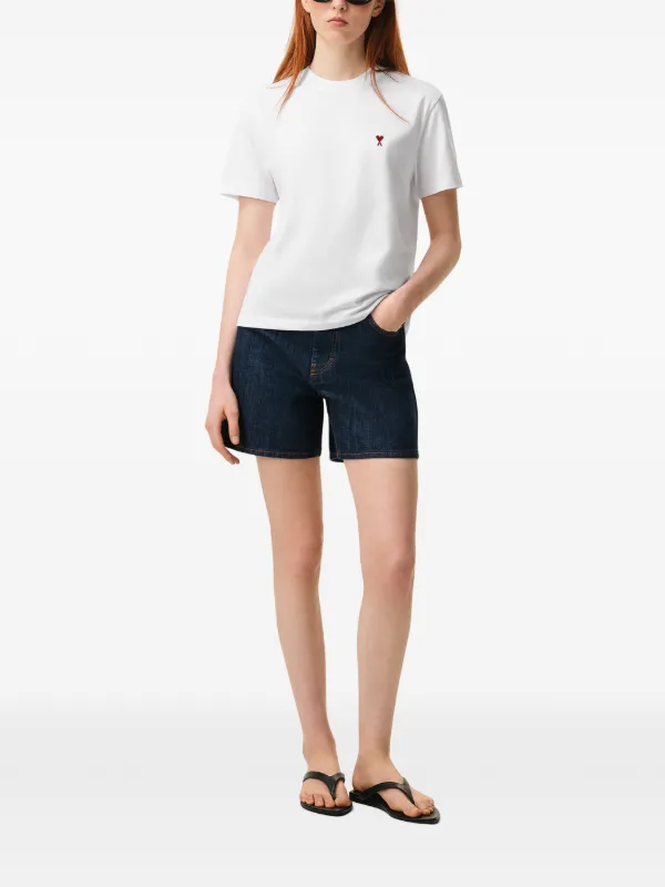 AMI Paris Ami De Coeur Tシャツ | ホワイト | FARFETCH JP