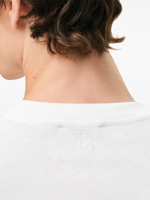 AMI Paris short-sleeves T-shirt | White | FARFETCH