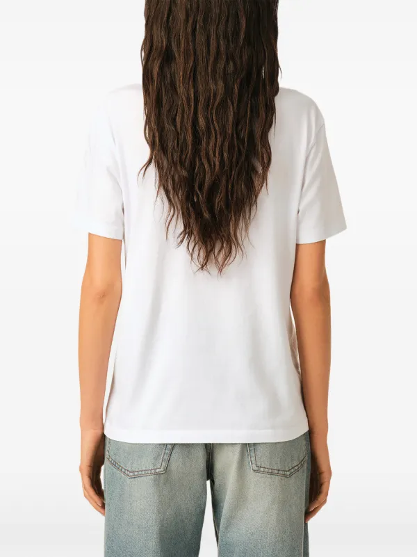 AMI Paris White Cotton T-shirt With Ami De Coeur | White | FARFETCH
