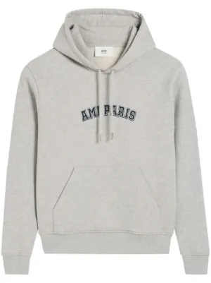 Jacquemus logo-patch Hoodie | Grey | FARFETCH