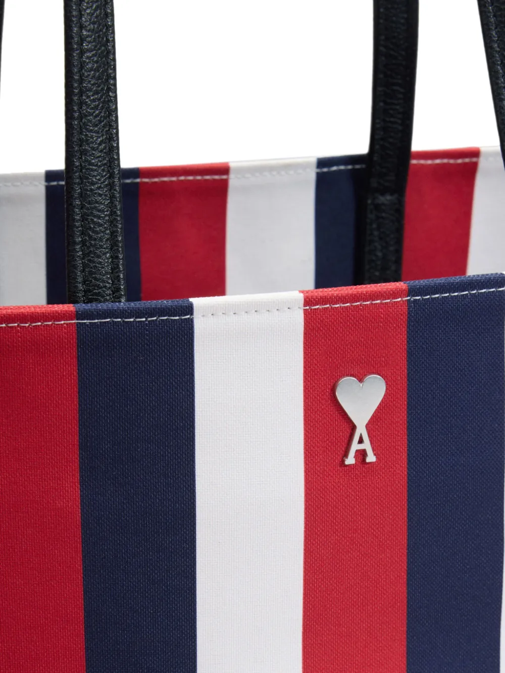 Ami Alexandre Mattiussi La Plage North South Ami Tote Bag In Red