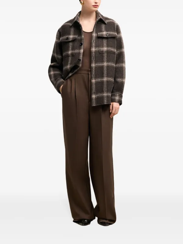 関税込み AMI PARIS ダークブラウンのウールブレザー AMI Paris バージンウール ジャケット | ブラウン | FARFETCH JP