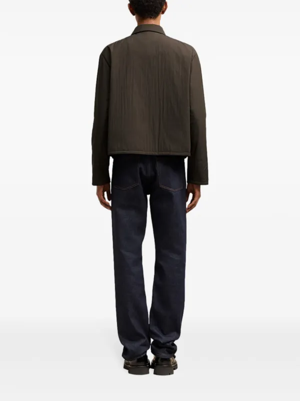 AMI Paris Ami De Coeur パデッドシャツ | ブラウン | FARFETCH JP