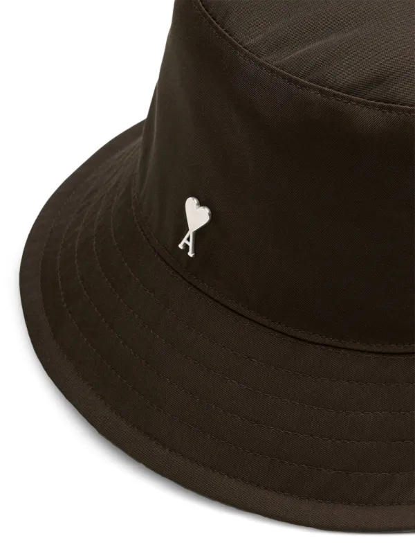 AMI Paris バケットハット | ブラウン | FARFETCH JP