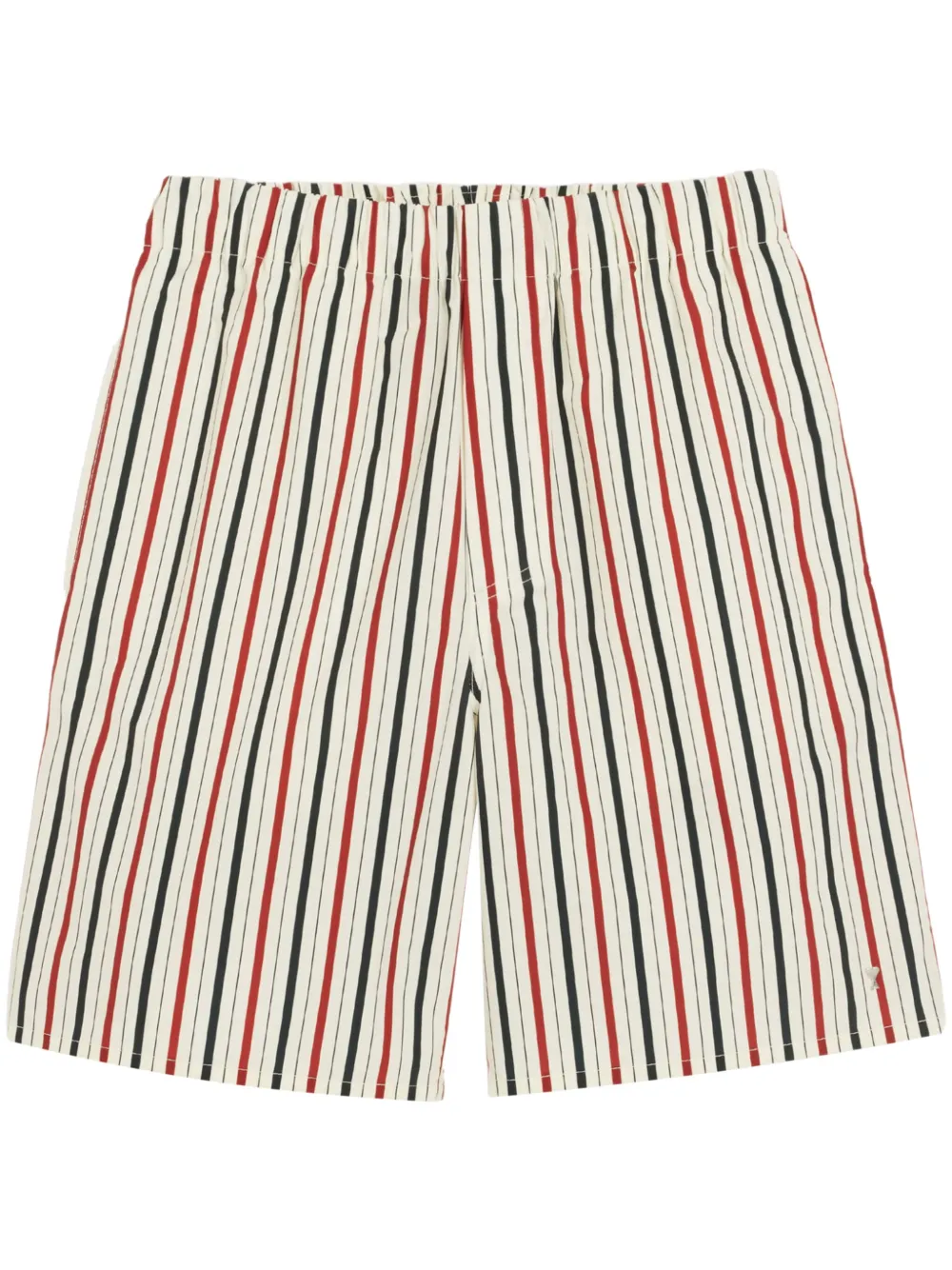 AMI Paris La Plage Ami printed mini shorts | Neutrals | Image 1