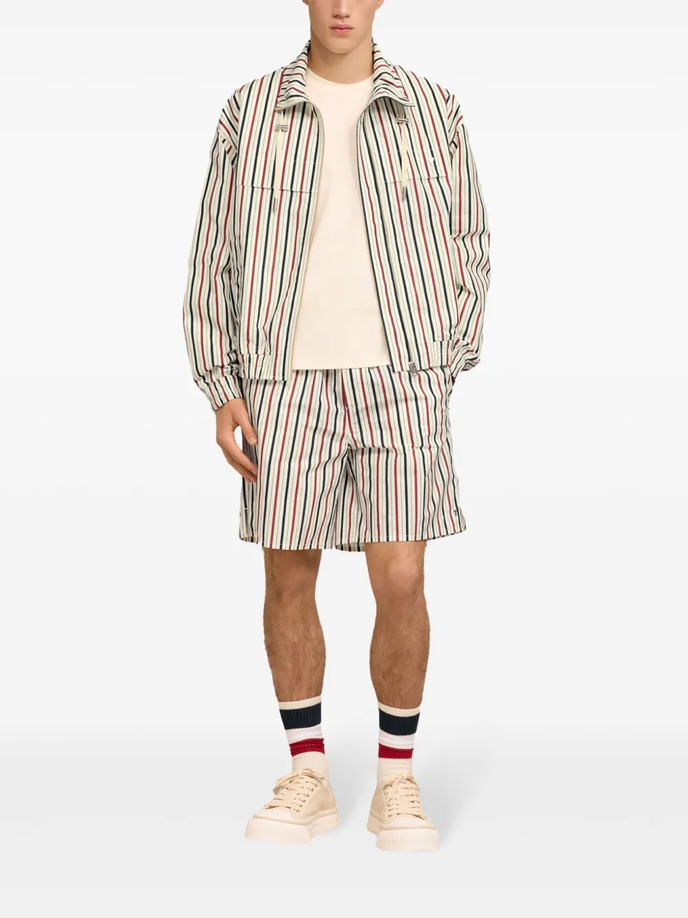 AMI Paris La Plage Ami printed mini shorts | Bermuda Shorts | Image 2