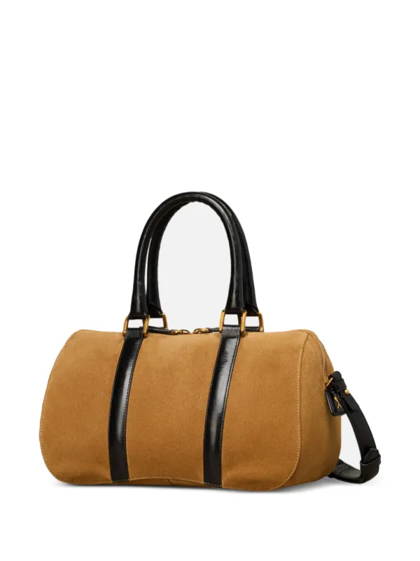 AMI Paris Boston スエード ハンドバッグ | ブラウン | FARFETCH JP