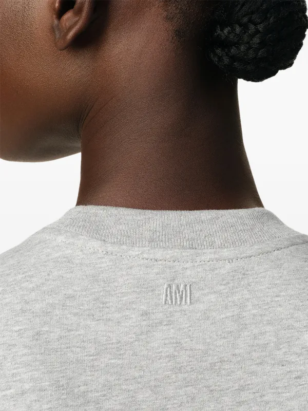 AMI Paris Camiseta Ami De Coeur | Cinza | FARFETCH BR