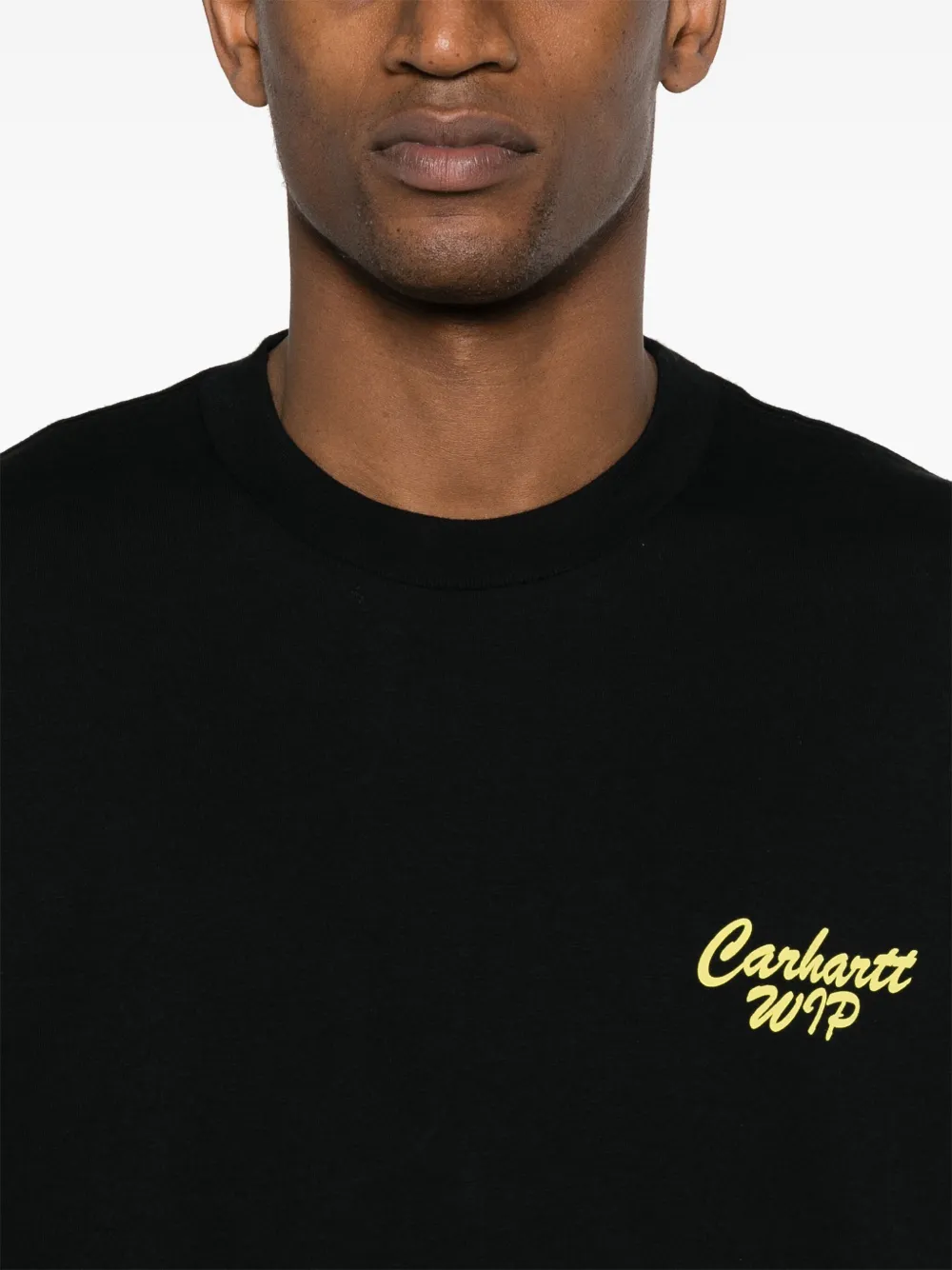Carhartt WIP T-shirt met logoprint Zwart