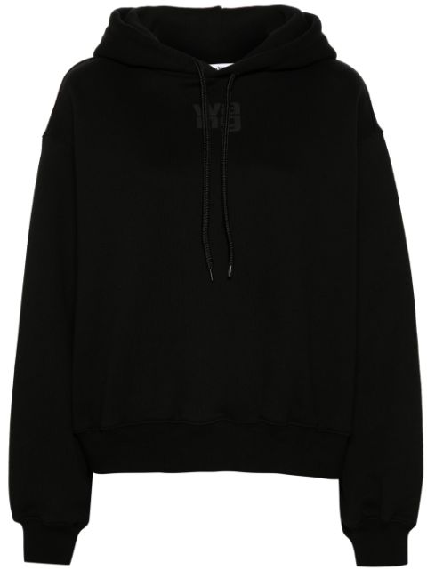 Alexander Wang logo-print cotton hoodie Women