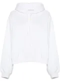 Alexander Wang logo-print cotton hoodie - White