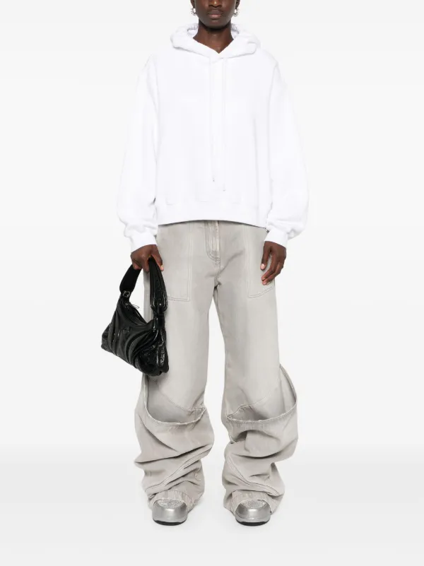 ALEXANDER WANG ホワイト パーカー Alexander Wang ロゴ パーカー | ホワイト | FARFETCH JP