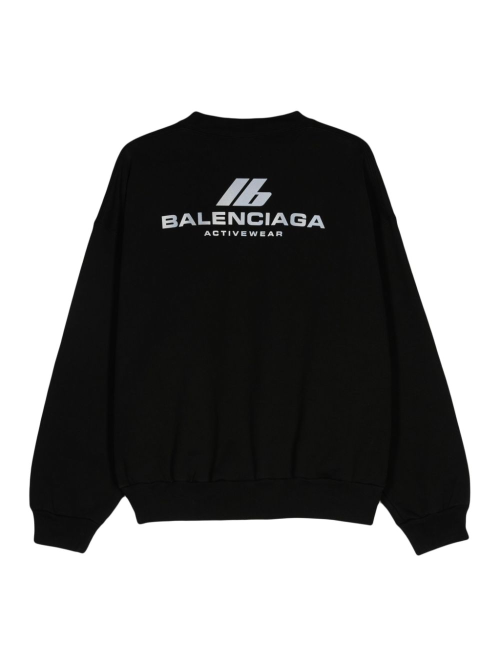 reflective logo sweatshirt