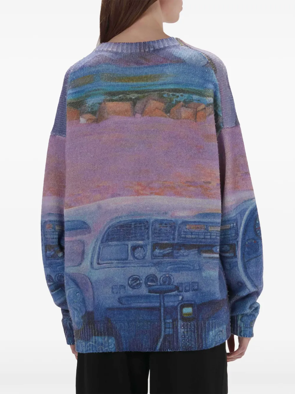 Jw Anderson J.w. Anderson Printed Jumper In Blue