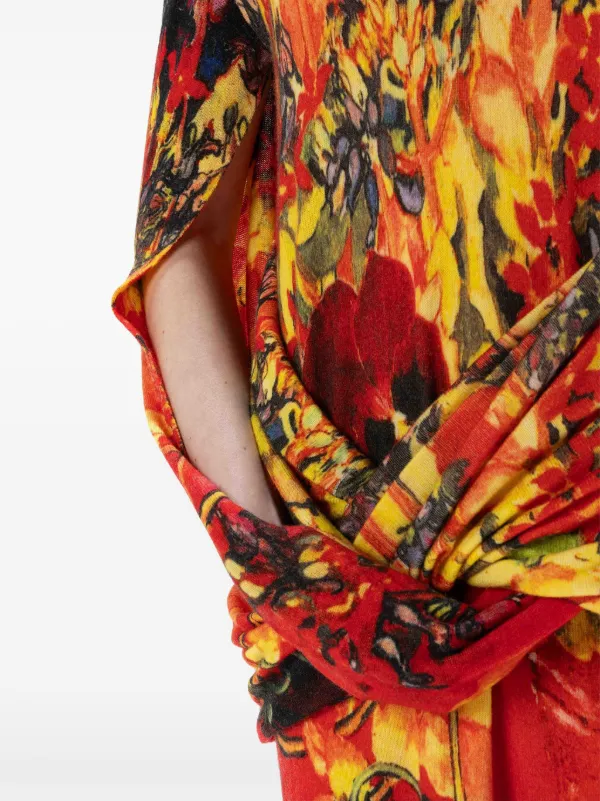 ワンピース J W ANDERSON DRESS (JD0043PG1841 687) JW Anderson drape-front Asymmetric Dress | Red | FARFETCH JO