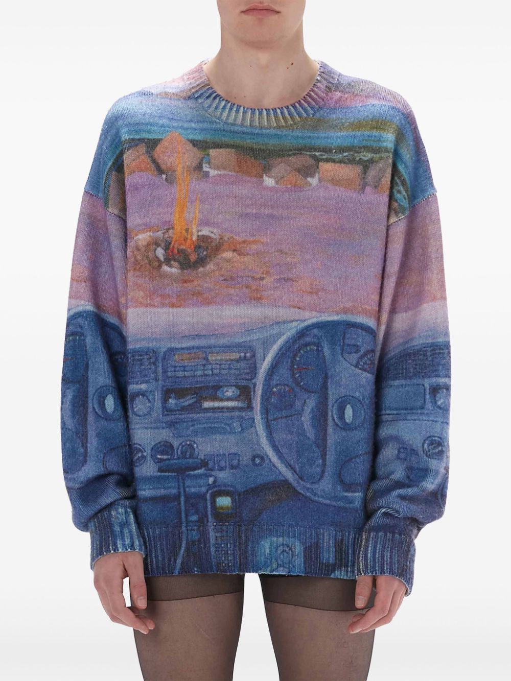 JW Anderson printed jumper Men