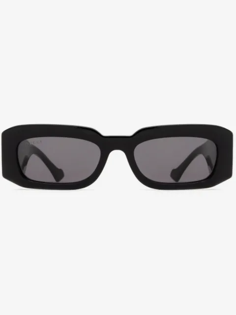 Gucci Eyewear logo-engraved rectangle-frame sunglasses