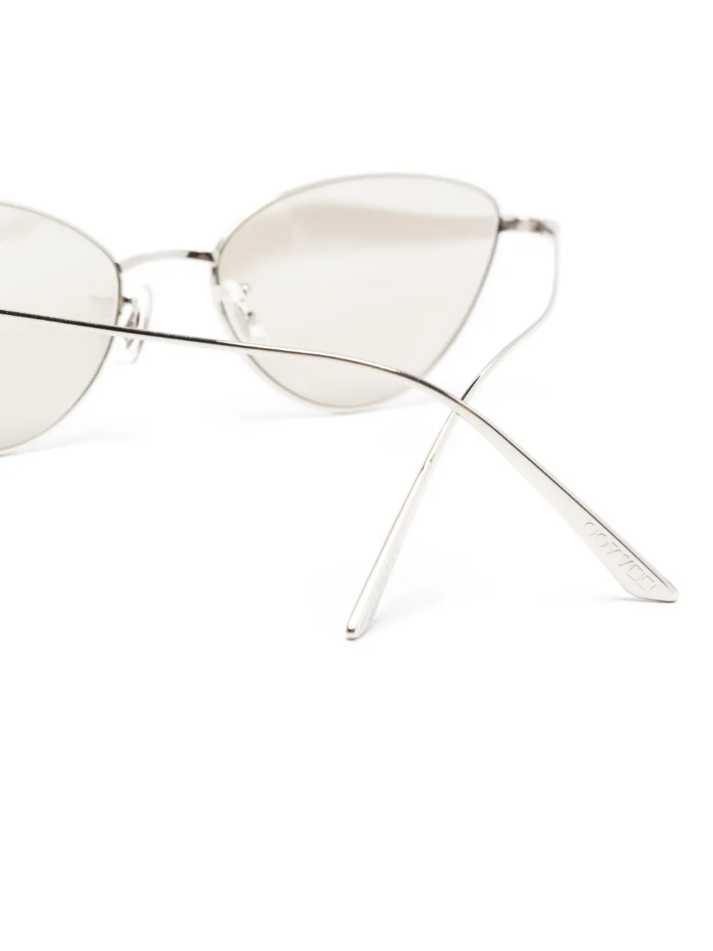 Oliver Peoples X Khatie 1998c Cat-eye Sunglasses In Silver