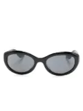 Oliver Peoples x Khatie 1969C oval-frame sunglasses - Black