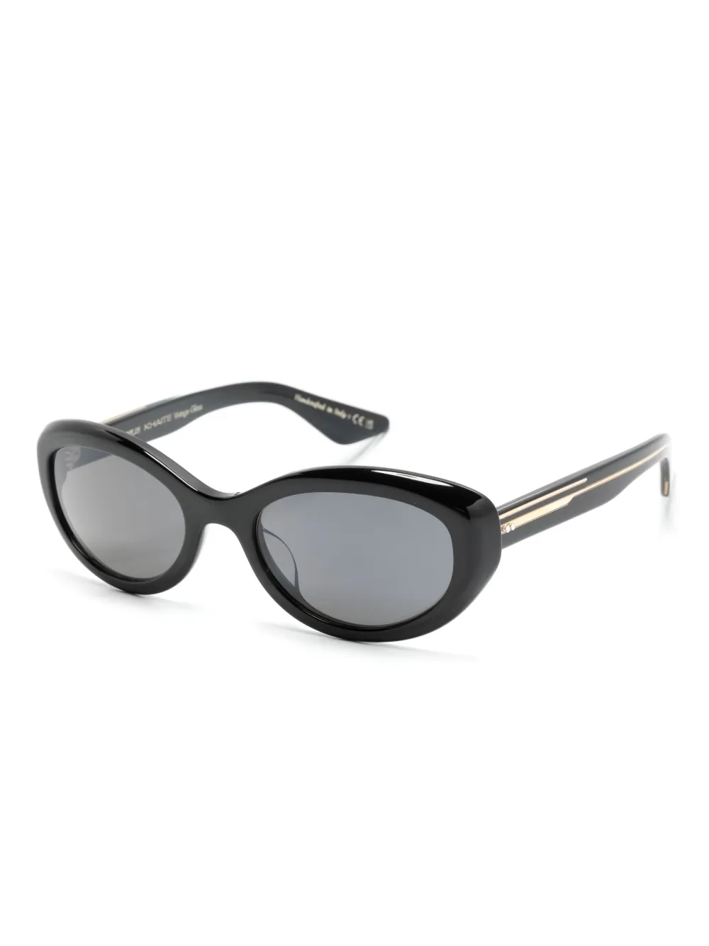 Oliver Peoples x Khatie 1969C zonnebril met ovaal montuur - Zwart