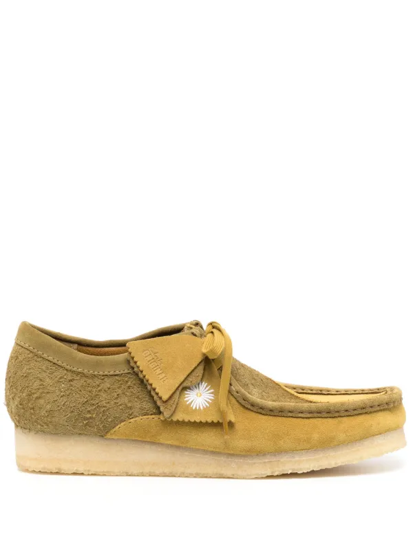 Clarks ワラビーオリーブ コンビネーション | FARFETCH JP