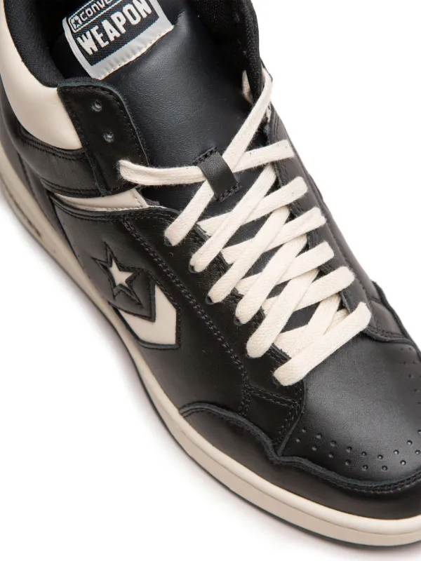 Converse Weapon High Top Sneakers Black Natural Ivory Black