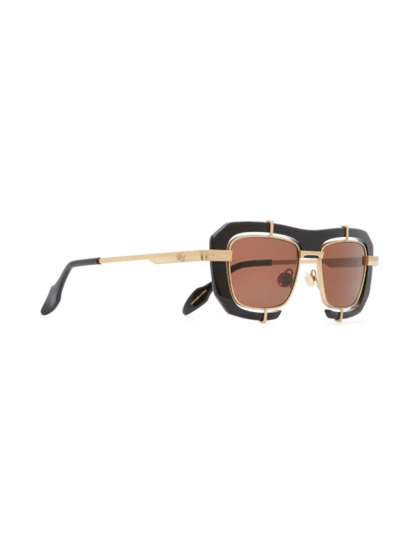 JW Anderson Geometric Sunglasses | Black | FARFETCH ID