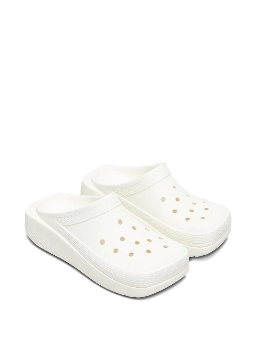 Crocs Classic platform clogs White