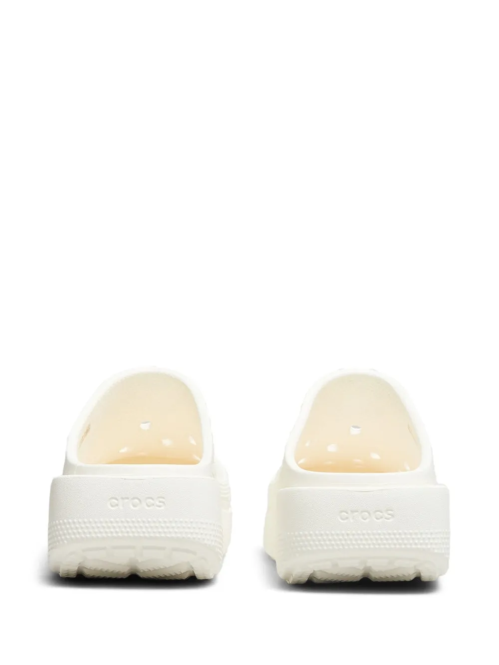 Crocs Classic platform clogs White