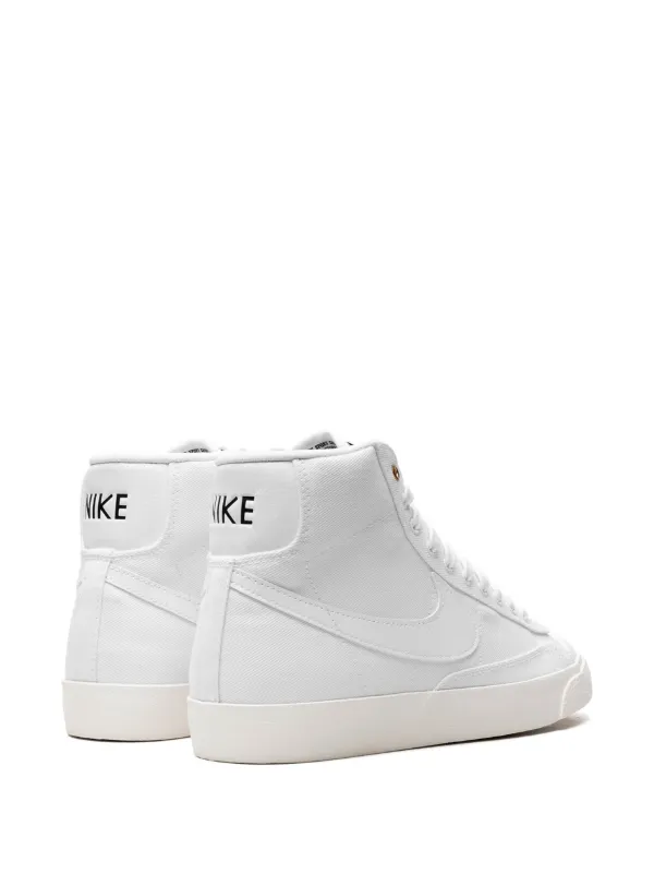 Nike Blazer Mid White Sneakers White FARFETCH EG