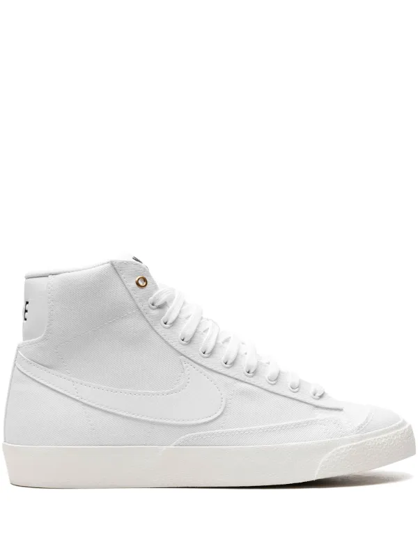 Nike Blazer Mid White Sneakers White FARFETCH CA