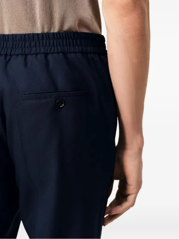 AMI Paris straight-leg Wool Trousers | Blue | FARFETCH