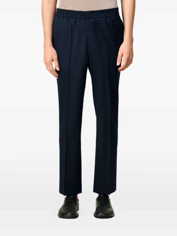 パンツ AMI PARIS MIDNIGHT BLUE WOOL PANT AMI Paris straight-leg Wool Trousers | Blue | FARFETCH