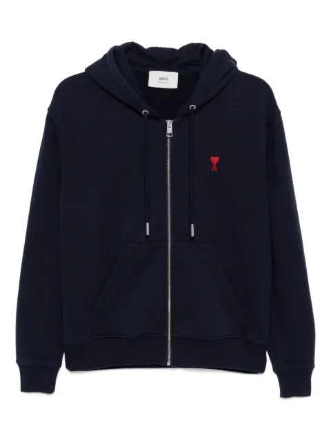 AMI Paris Ami de Coeur zip-up hoodie