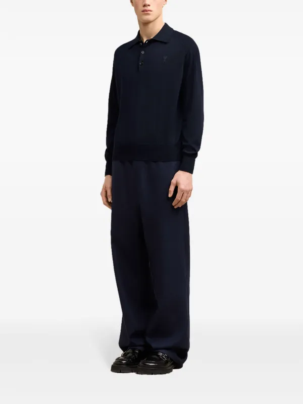 [AMI PARIS]Wool Silk Ami de Coeur Polo★送料・関税込み★ 23975008_54134214_600.jpg