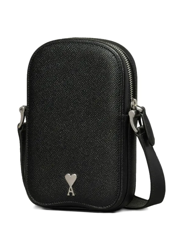 AMI Paris Paris Paris Vertical ショルダーバッグ | ブラック