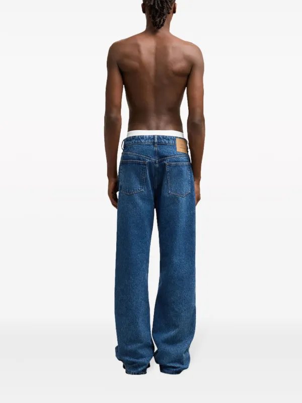 AMI Paris ルーズフィット デニム AMI Paris ルーズフィット ジーンズ | ブルー | FARFETCH JP