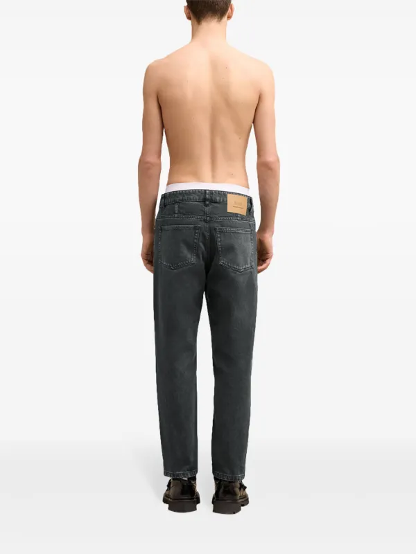 【AMI PARIS】 Garment-dyed jeans Ami Paris Garment-Dyed Jeans in Natural for Men | Lyst