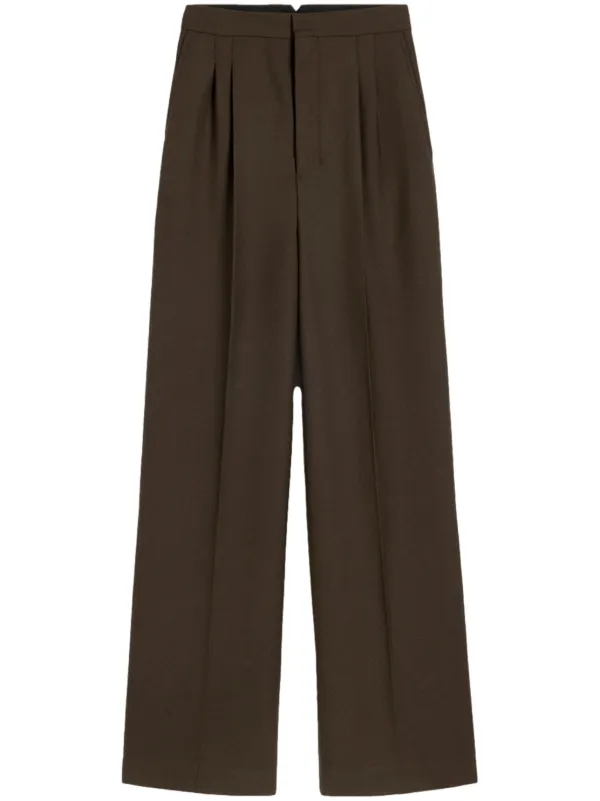パンツ AMI PARIS Woman Pants Brown FTR305WV0018 221 23975021_54133906_600.jpg